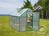 Serre en polycarbonate 5,7m², Palram/Canopia, 1,85x3,06x2,08m, Vert