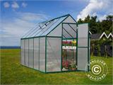 Greenhouse polycarbonate 5.7 m², Palram/Canopia, 1.85x3.06x2.08 m, Green