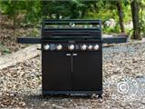 BBQ-gasbarbecue Dancover 5+1, Zwart
