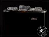 Sauna Heater incl. stones, 6kW, Black