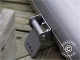 Chauffage de terasse infrarouge BONAIRE avec haut parleur Bluetooth, 2000W, gris
