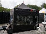 Tente pliante FleXtents PRO avec impression numérique, 3x4,5m