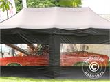 Pop up gazebo FleXtents PRO "Morocco" 3x6 m White, incl. 6 sidewalls