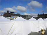 Tente pliante FleXtents PRO "Arched" 3x6m Blanc, avec 6 cotés