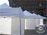 Vouwtent/Easy up tent FleXtents PRO 3x3m Gestreept