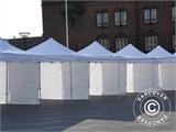 Vouwtent/Easy up tent FleXtents PRO Steel 3x3m Rood