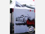 FleXtents®-Faltzelt-Banner mit Aufdruck, 4x0,5m