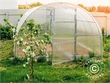 Greenhouse polycarbonate TITAN Arch 90, 18 m², 3x6 m, Silver