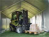 Tenda de armazenagem PRO 5x12x2x3,39m, PVC, Cinza Tenda de armazenagem PRO 5x12x2x3,39m, PVC, Cinza