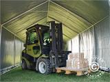 Storage shelter PRO 4x6x2x3.1 m, PVC, Grey