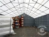 Tente de stockage Titanium 8x18x3x5m, Blanc/Gris
