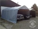 Tenda garage PRO  3,6x8,4x2,68m PVC, con pavimento, Grigio