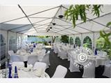 Marquee Exclusive 6x10m PVC, "Arched", White