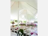 Tenda para festas Exclusive 6x10m PVC, "Arched", Branco