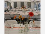 Marquee Exclusive 6x12 m PVC, Red/white