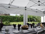 Partytent PLUS 5x8m PE, Wit + Grondframe