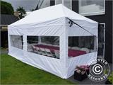 Namiot imprezowy Exclusive 6x12m PVC, "Arched", Biały