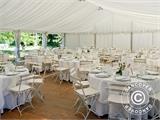 Marquee Exclusive 6x10 m PVC, Grey/White