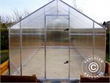 Serre polycarbonate SANUS L-10, 9,46m², 2,2x4,3x2,15m, Argent