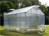 Greenhouse Polycarbonate 9.13 m², 2.48x3.68x2.26 m, Aluminium