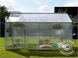 Greenhouse Polycarbonate 9.13 m², 2.48x3.68x2.26 m, Aluminium