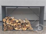Wood Storage/Raised Garden Bed, 0.75x1.5x0.3 m, Silver
