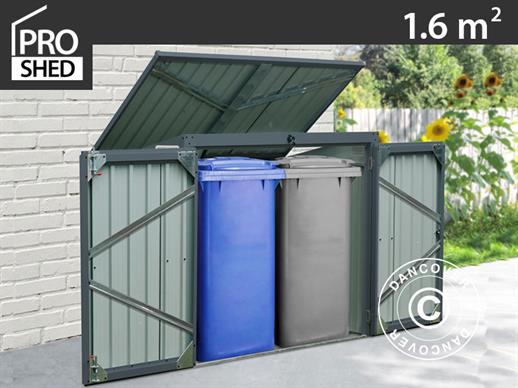 Spremnik za kontejner otpada, dvostruki  1,58x1,01x1,34m, Antracit/Bijela