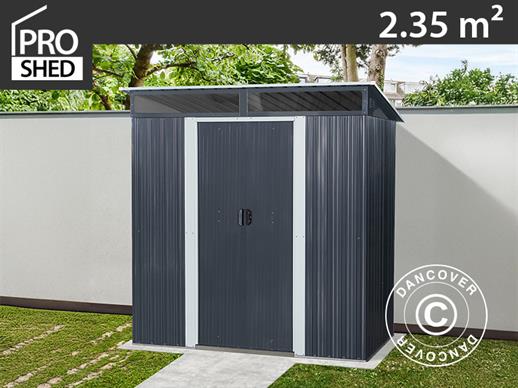 Vrtna šupa s krovnim prozorom 1,95x1,21x1,96m, 2,35m², ProShed®, Antracit/Bijela
