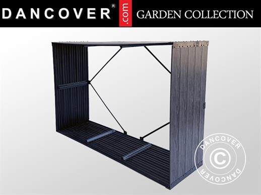 Wood Storage/raised garden bed, GPPS, 1.5x0.5x1 m, Grey