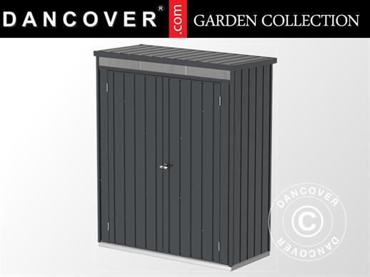 Garden shed/Steel cabinet 1.61x0.77x1.96 m, 1.24 m², Anthracite