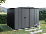 Garden metal shed w/pitched roof, Hörmann Elegant Typ3, 3.24x2.48x2.19 m, Anthracite