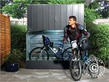 Aufbewahrungsbox für Fahrräder, Bicycle Storage Box, Trimetals, 1,96x0,89x1,33m, Anthrazit