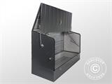 Fietsenbox, Protect-a-Cycle, Trimetals, 1,96x0,89x1,33m, Antraciet