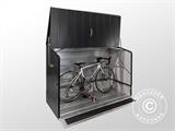 Aufbewahrungsbox für Fahrräder mit Rampe, Protect-a-Cycle, Trimetals, 1,96x0,89x1,33m, Anthrazit