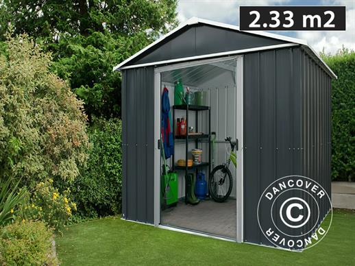 Garden shed 2.02x1.37x1.89 m, Anthracite