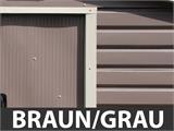Geräteschuppen 2,13x1,91x1,90m ProShed®, Grau/Braun