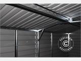 Metalen tuinhuis 2,77x2,55x1,98m ProShed®, Grijs/Bruin