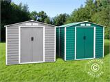 Metalen tuinhuis 2,77x2,55x1,98m ProShed®, Grijs/Bruin