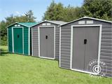 Metalen tuinhuis 2,77x2,55x1,98m ProShed®, Grijs/Bruin