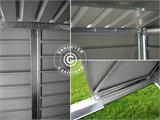Caseta de jardin 2,77x2,55x1,98m ProShed®, Aluminio Gris
