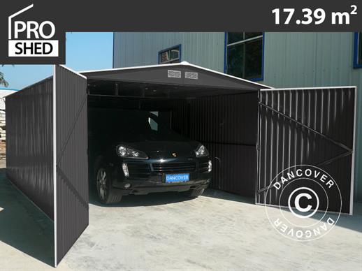 Garage Métal 3,8x4,8m ProShed®, Anthracite