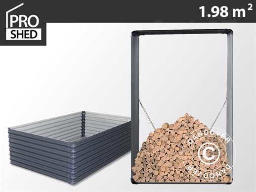 Legnaia/aiuola rialzata 1,10x0,52x1,80m ProShed®, Antracite