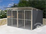 Canil para perros y perrera exterior 3,22x2,75x1,86m ProShed®, Antracita