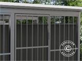 Dog run and kennel 3.22x2.76x1.85 m ProShed®, Anthracite