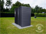 Garden shed/Steel cabinet w/sliding door 1.25x0.8x1.31 m, ProShed®, Anthracite NB! 2nd SORTING