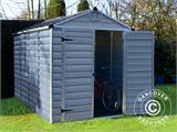 Polycarbonate Garden shed, SkyLight, 1.85x3.79x2.17 m, Grey