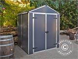 Garden shed polycarbonate Rubicon, Palram/Canopia, 1.85x1.54x2.17 m, 2.8 m², Anthracite