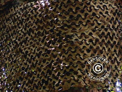 Camouflage net Woodland PRO LIGHT, 2.4x3 m