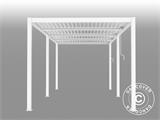 Bioklimatinė pergola pavėsinė San Pablo, 4x5,8m, Balta