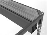 Pergola Sjenica San Fernando, 4x3m, Crna/Tamno siva